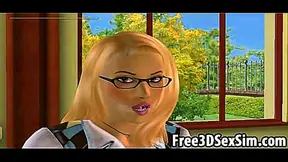 Ebony Goddess Ravished by Flaming Kisses in Steamy 3D Hentai Fantasy