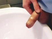 I piss in the sink