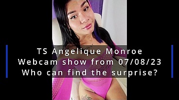 TS Angelique Monroe - Webcam Show from July 8, 2023