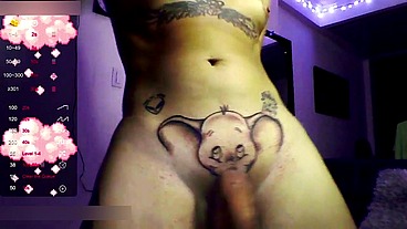 TS Angelique Monroe - Webcam Show from July 8, 2023