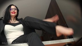 Pay for my fresh pedicure every month! Make your cock throb!