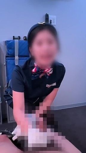 Flight Attendant and Airplane Sex She Makes Me Erect Over and Over Again Until I'm on the Verge of Ejaculation