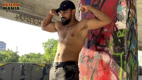 sweaty workout and jacking session with gabriel - heteromania