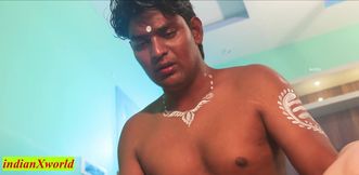 Sadhu Baba Hot Sex with 18yrs Cute Desi! New Cosmic Sex