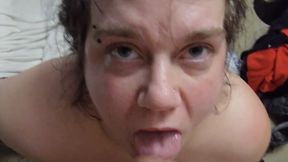 BBW Milf Mindy taking hot young jizzload