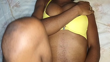 My Step sister got creampie by her boyfriend in her room in New xxx video