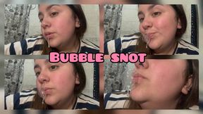 Mucus bubbles