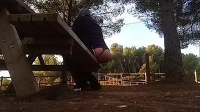 Me follo en un parque