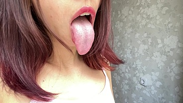 Petite horny catgirl teasing