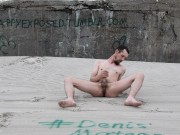 A Wank by the dunes