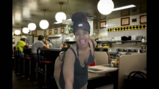 Massage 2018 Oiled Big Booty Show From Waitress at Restaurant - Cami Creams