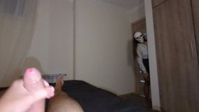 This Sexy Milf Ghost Only Comes On Halloween Night With Wide Hips