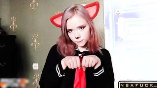 Stepsister Masturbate Pussy Sex Toys in Stockings