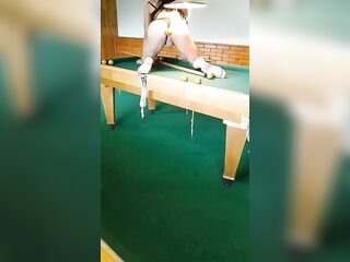 Bubble Booty TS Beauty Billiard Club Enjoyment! mtf. ladyboy. tgirl. Public