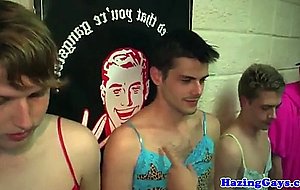 Sissified students assfucking during hazing