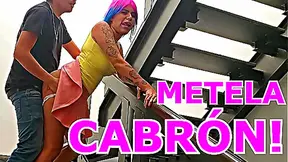 Stairway Quickie Gone Wild – Caught Mid-Fuck by Close Encounter