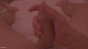On a Wide Open Couch He Can't Stop Jerking Off