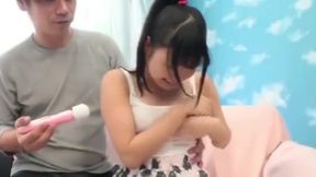 Slurping Slut: Japan's Tiny-Titted Bombshell Milks Gargantuan Salami in Exclusive Clip