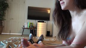 Virtual amazing handjob,footjob,blowjob with Alexa Raye