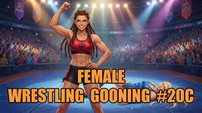 Female Wrestling Gooning #20C: Pinned Under Goddess Muscle (Animated, Music)