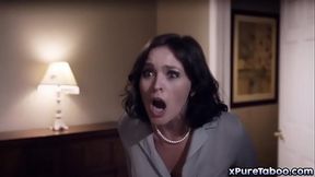 Wife Krissy Lynn gets jealous on her new hot babysitter Chloe Temple since she suspects that her husband Ryan Driller is flirting with her