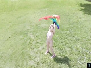 Coco Lovelock Teases A Large Dick With Her Taut Grasp