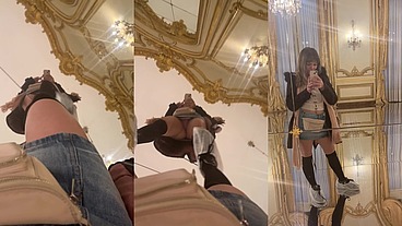 Una vez fui a un museo que tenía una sala con pisos espejados. No entendí el concepto pero me pareció muy hot