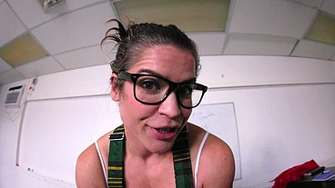 Milf school teacher - classroom ANAL