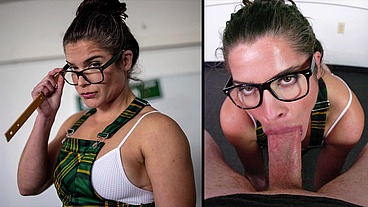 Milf school teacher - classroom ANAL
