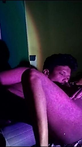 Captivating moment from &quot;Indian village house hot wife big boobs kiss&quot;