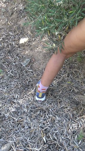 My best friends cheating MILF Mom couldn't resist fucking me right here during our hike   Clip 1