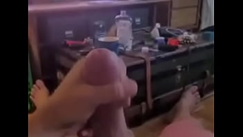 stroking his big cock. I come and help with cleanup
