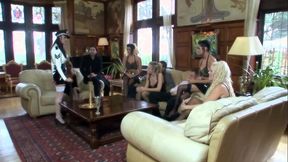 Stacey Saran stars in this hardcore threesome that leaves her make up running down her...