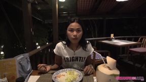 She did not move for a while with creampie in her