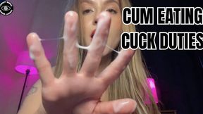 CUM EATING CUCK DUTIES