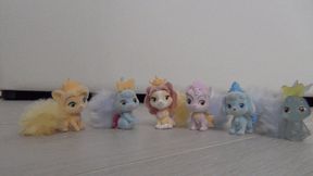 They trample toys with bare feet a