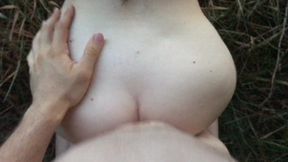 Big Ass Fit Girl Fucks In The Forest On The Ground