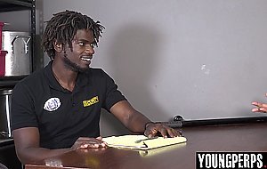 Black LP Officer fucked hardcore by his hunk colleague