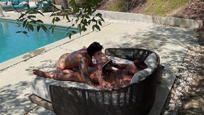 behind the scene massage fuck with cherry devivre