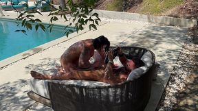 behind the scene massage fuck with cherry devivre