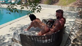 behind the scene massage fuck with cherry devivre