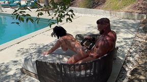 behind the scene massage fuck with cherry devivre