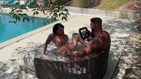 behind the scene massage fuck with cherry devivre
