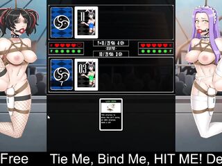 Tie Me, Bind Me, HIT ME! [Demo] (Free Steam Demo Game) Card Game, Adventure, 2D, Adult, s&m, slavery, Eroge, Erotic, Female Protagonist, Manga, NSFW