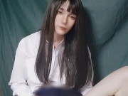 男の娘オナニ－ Japanese crossdresser teasing