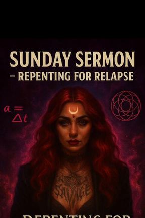 Sunday Sermon- Repenting for Relapse