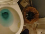 Blue plus yellow is a tint of green - trans piss