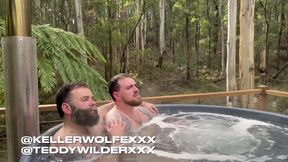 Hot Tub Soak and Log Cabin Breeding