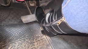 Returning the truck in heeled boots