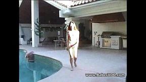 She likes his pool fir fucking
